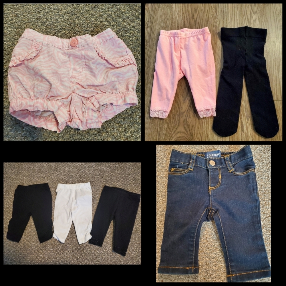 0-3 Month Bottoms Bundle